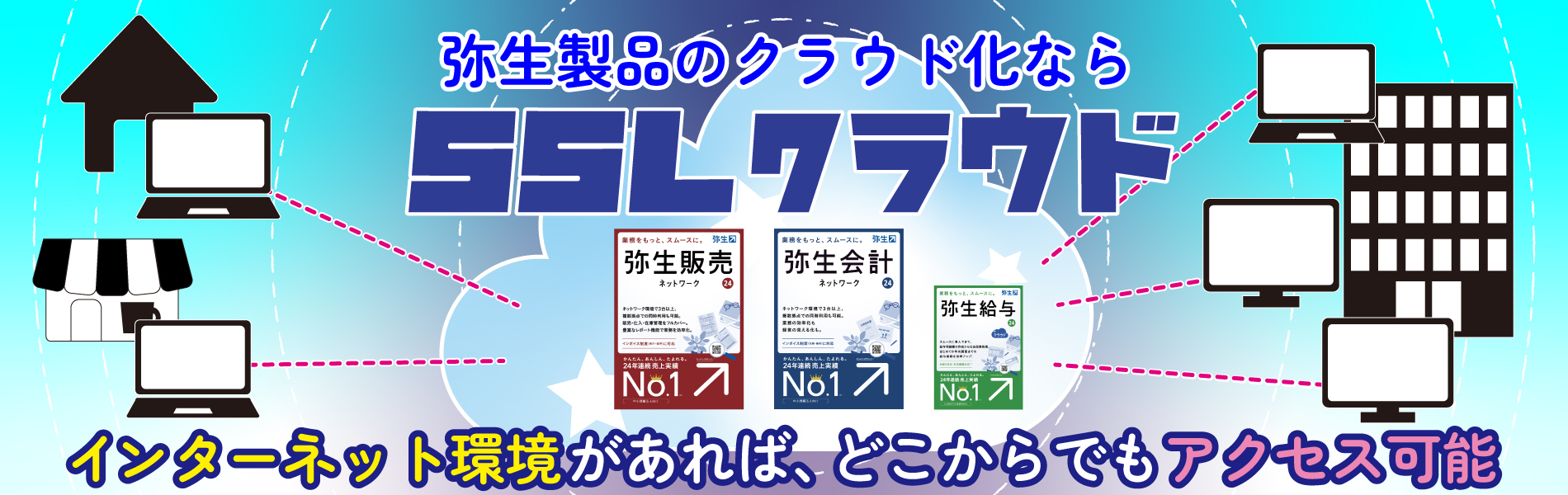 弥生製品のクラウド化ならSSLクラウド